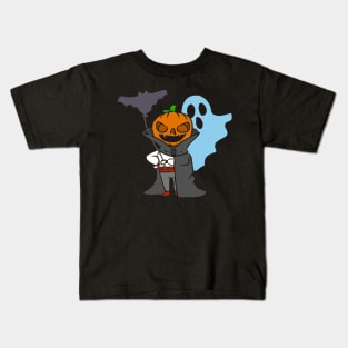 Helloween tshirt with nice Horro motive for creepy people Kids T-Shirt